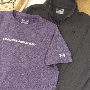 Bundle of Women’s Heat Gear Under Armour Tops